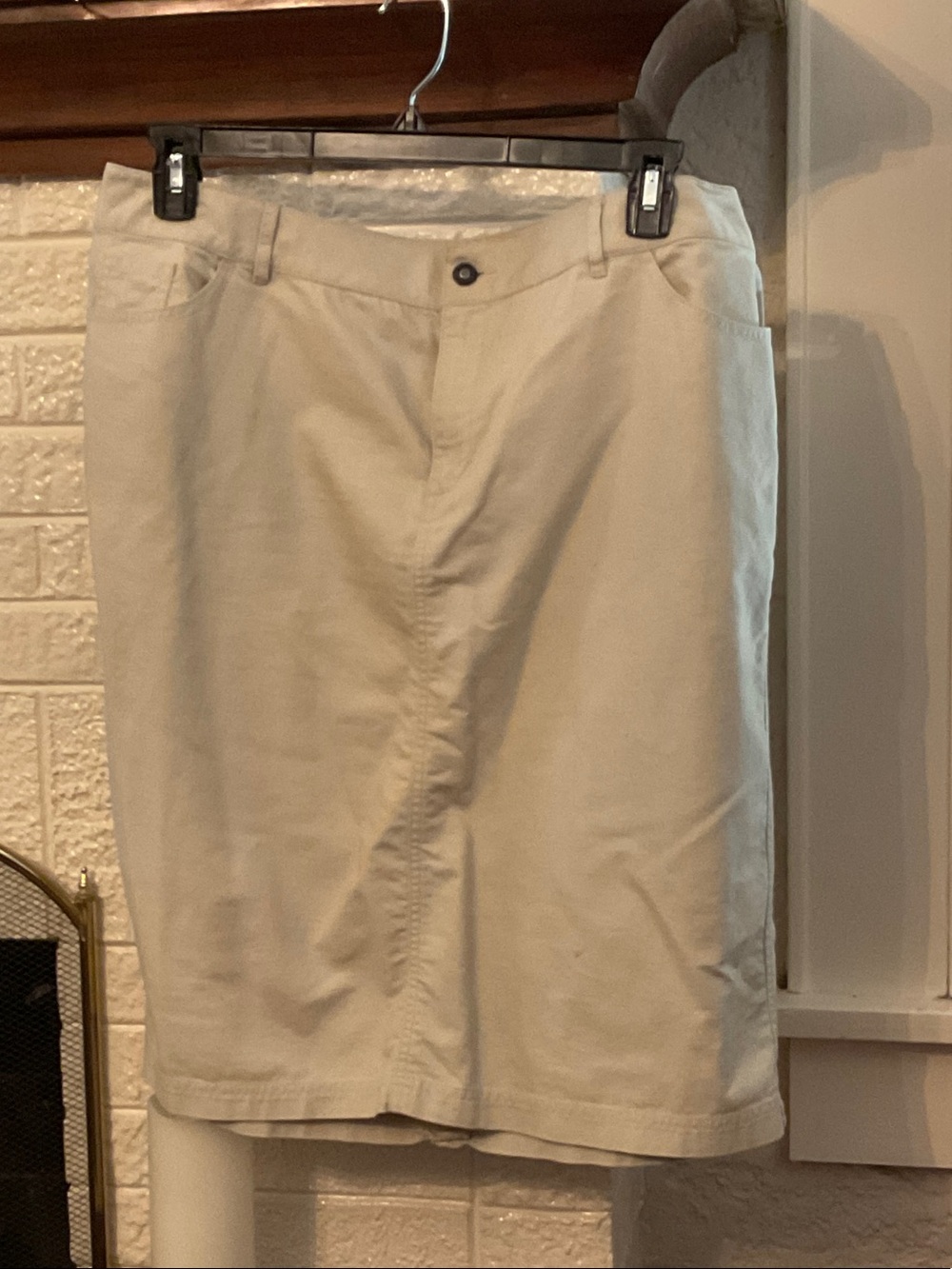 Coldwater Creek Women’s Classic Khaki Stretch Straight Skirt sz 1XL